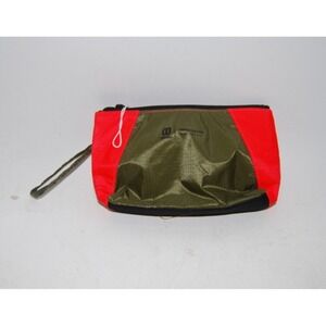 LOOPTWORKS Orange Green Accessory Bag Limited Edition Travel Pouch